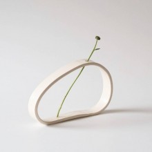 Vaso Decorativo Minimalista Moderno em Cermica Artesanal 
